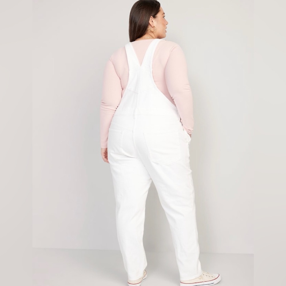 NWOT! O.G. Straight White Workwear Jean Overalls for Women - Multiple Sizes - Picture 9 of 10